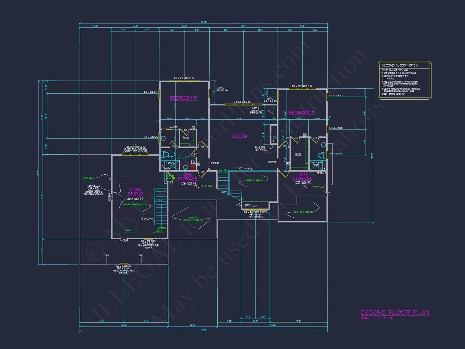 12-2696 HOUSE PLAN - Elegant House Floor Plan with CAD Designs for Modern Living