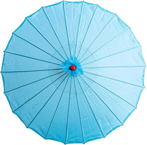 THY COLLECTIBLES Parasol chino japonés de 22 pulgadas para bodas, fotografías, disfraces, cosplay, decoración y otros eventos, color liso