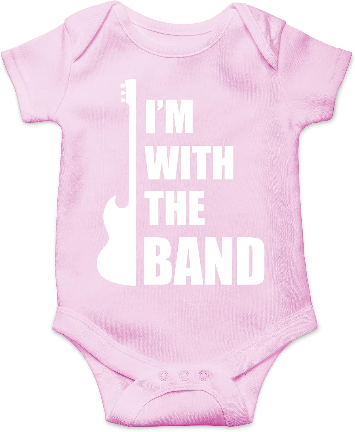 CBTwear I'm With The Band - Baby Clothes - Funny Newborn Bodysuit Outfits for Boys and Girls