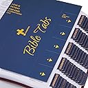 Navy Blue Bible Tabs for Men,75 Bible Index with Gold Foil Lettering & Chapter Summaries,Gilded Cover Design, Waterproof Laminated Tabs,Bible Study Supplies for Men