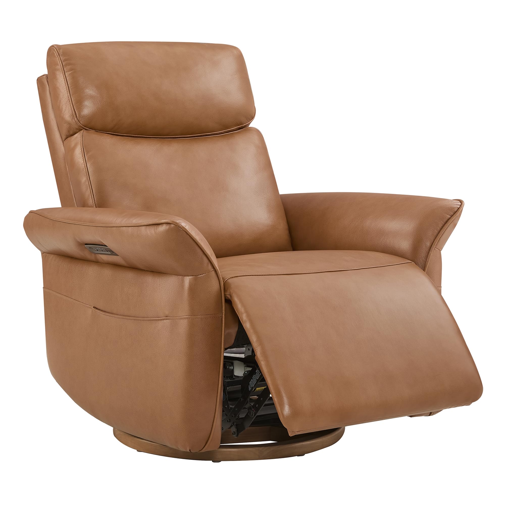 CHITA Genuine Leather Nursery Glider