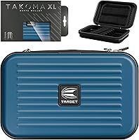 Vista 14 de Target Darts Takoma - Funda tipo cartera XL para dardos, verde con capacidad para 6 dardos, soporte protector de EVA con bolsas de doble cierre