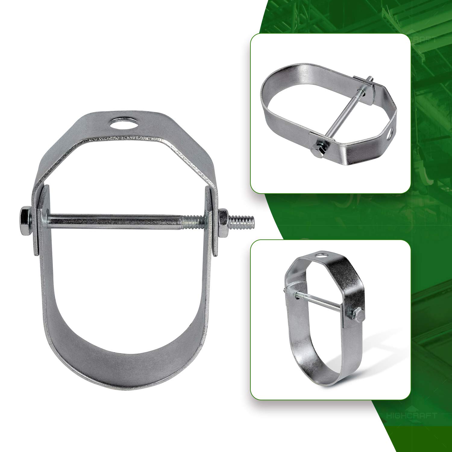 Highcraft - Colgador de horquilla (acero galvanizado)