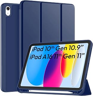 Robustrion Case for iPad 11th Gen (A16) / 10th Generation Cover Case (2025/2022), Smart Flexible Trifold Flip Stand Cover Price In India