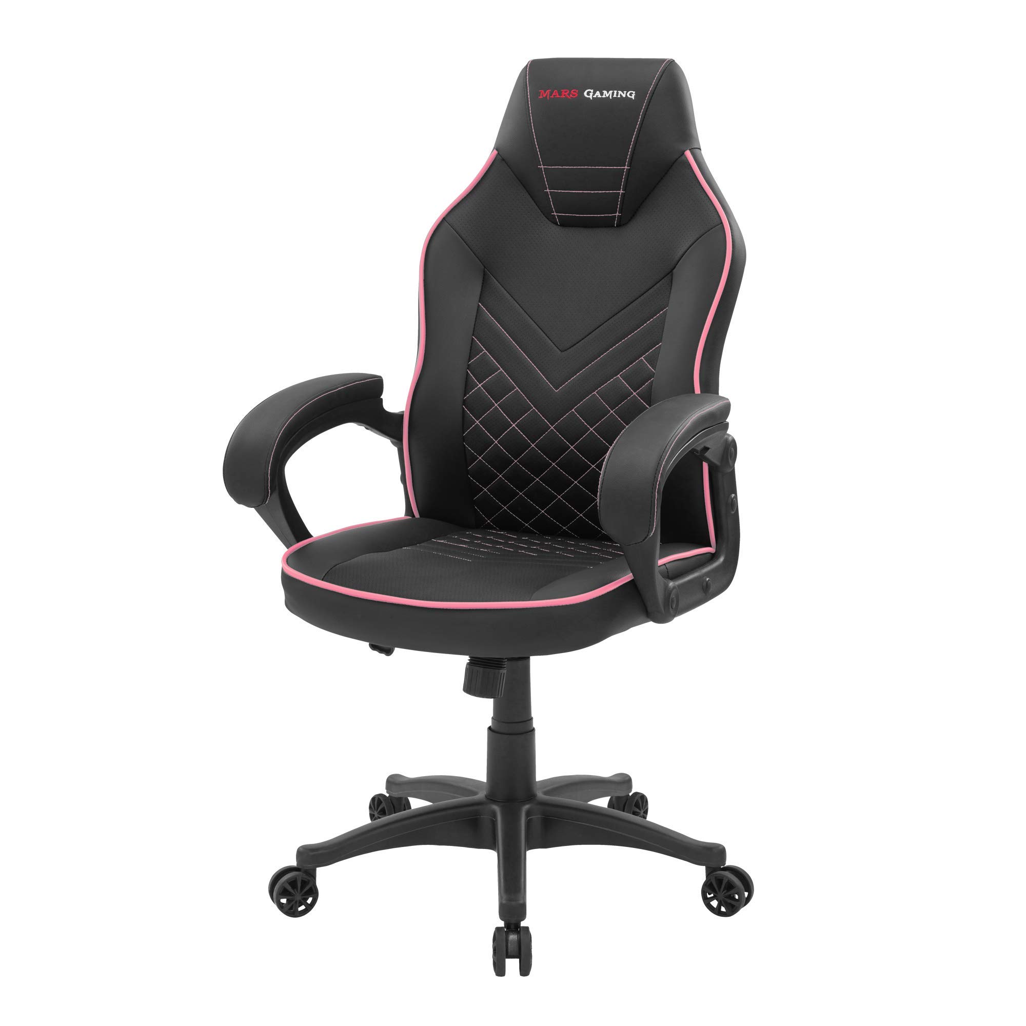 Mars Gaming MGCXONE, Silla Gaming Premium con TapicerÃa Air-Tech Pro, Reposabrazos Acolchados, Relleno Multicapa, Pistón Clase 4, Ruedas XL 65mm, Diseño Ergonómico, Rosa