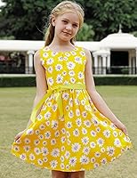 Vista 55 de Vestido de verano para niña, de algodón, con diseño floral