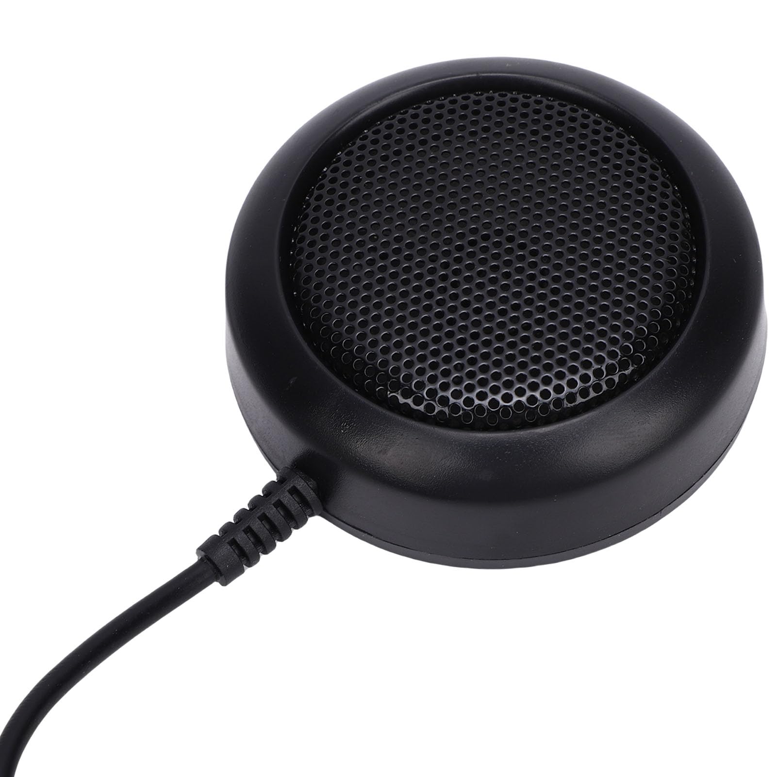 VBESTLIFE Altoparlante Radio CB Esterno Spina da 3,5 Mm Compatibile con Ricetrasmettitore Mobile, Altoparlante Radioamatore per Auto in ABS Compatto da 1 W con Base Adesiva