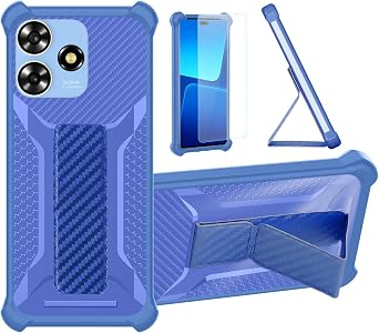 bojioderf Case Compatible for ZTE Blade A73 4G Blade V50 Smart Axon 50 Lite Blue