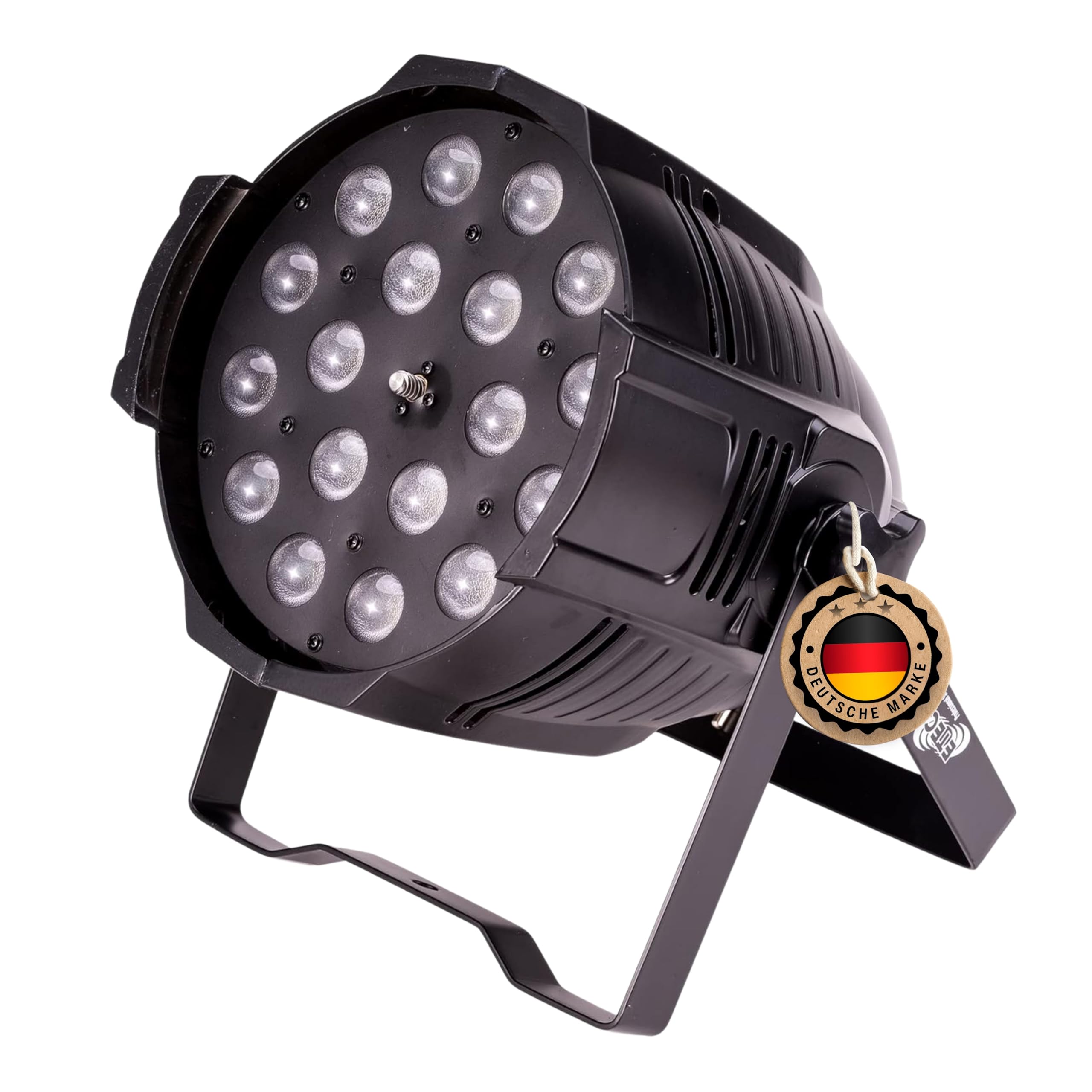 ETEC Professional LED PAR 64 18x15 Watt RGBWA 5in1 Zoom Studio Scheinwerfer - Disco Party Beleuchtung DJ Club Veranstaltungstechnik Theater Bühne Farbmischung