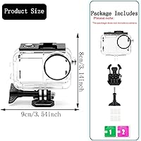 Vista 2 de PCTC Funda impermeable de 147.6 ft para DJI Osmo Action5 Pro, accesorios para DJI Osmo Action5 Pro/4/3 funda impermeable, carcasa protectora