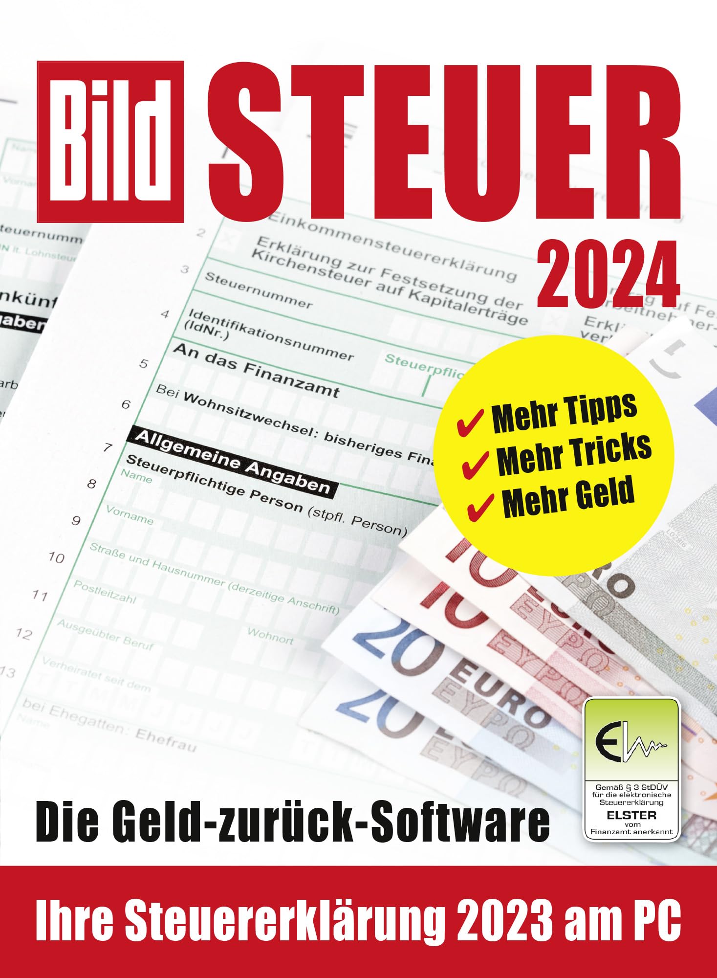 BILD Steuer 2024 | Geld-zurück-Steuersoftware (für Steuerjahr 2023) │ Windows-Version | Aktivierungscode per Email