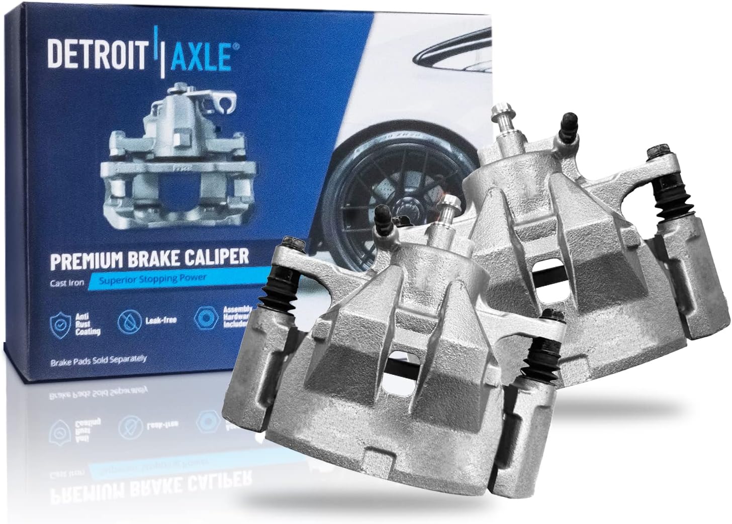 Detroit Axle Front Left & Right Brake Calipers with