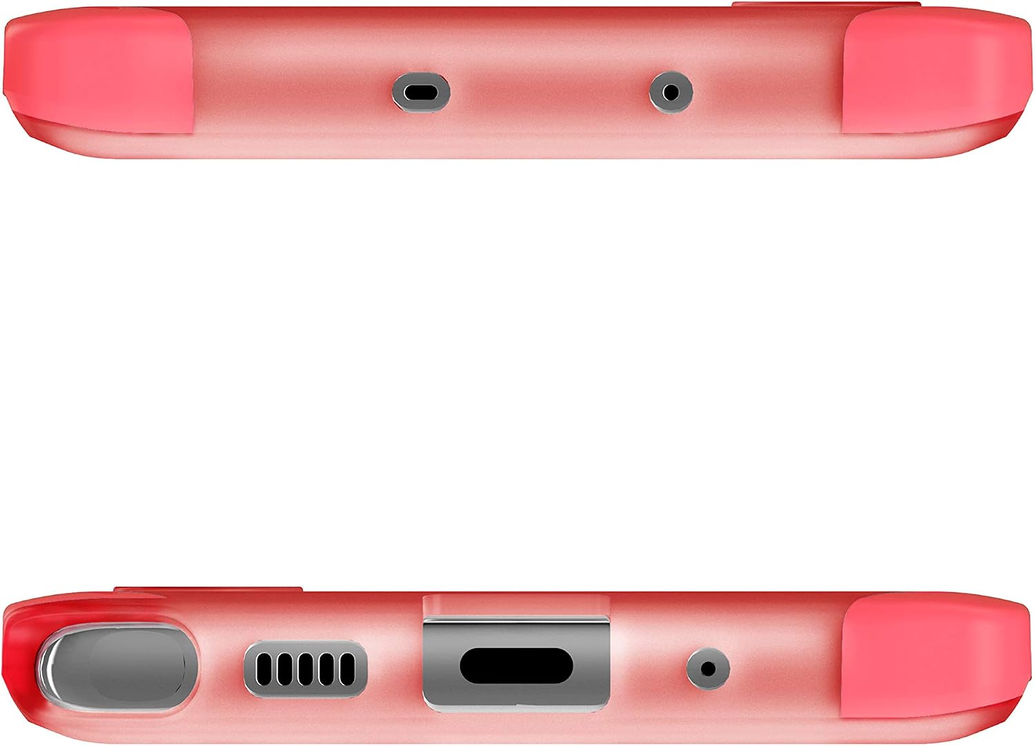 Ghostek Cloak Clear Grip Galaxy Note 10 Case with Super Slim Shock Absorbing Bumper Heavy Duty Protection and Wireless Charging Compatible Cover for 2019 Galaxy Note10 5G (6.3 Inch) - (Pink)