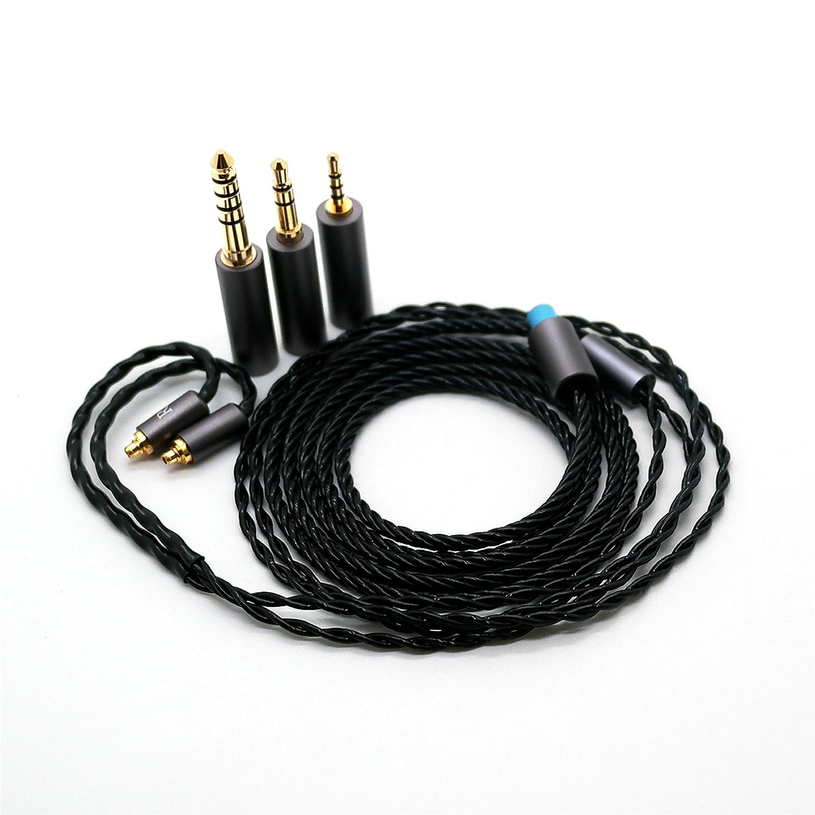 Yaowanguan MMCX Balanced Cable w/4.4mm,2.5mm,3.5mm Adapter for