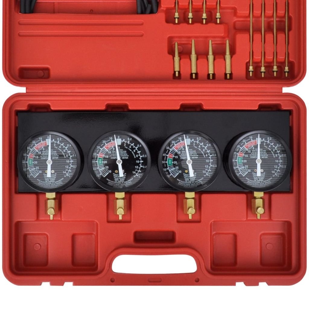 BaraSh vidaXK Herramientas medidoras sincronizador de vacío de carburador Kit de Calibre de Equilibrio de sincronización de carburador
