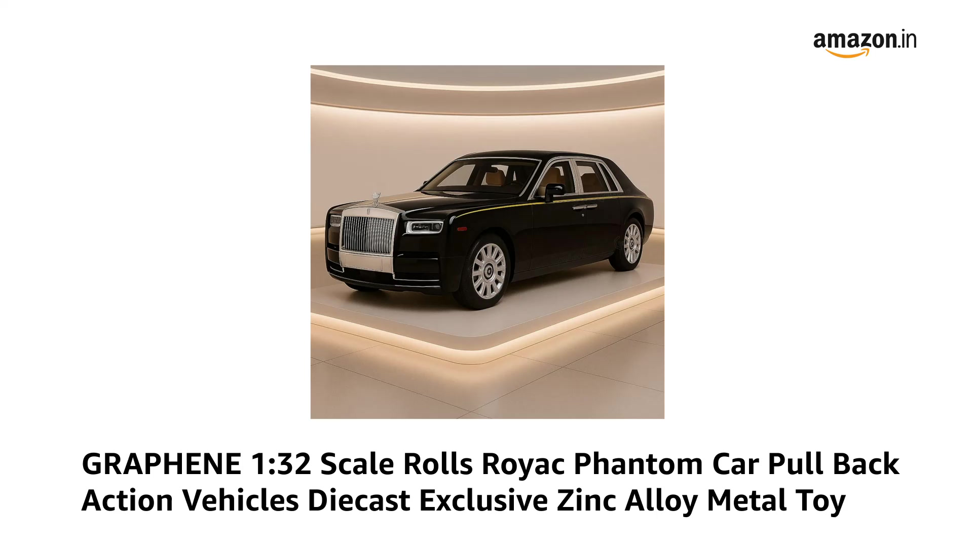 GRAPHENE 1:32 Scale Rolls Royac Phantom Car Pull Back Action