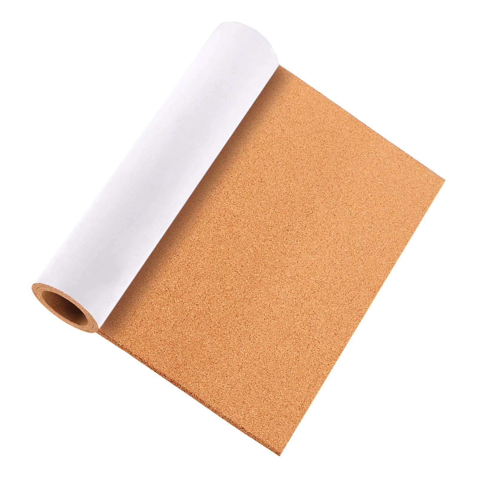 SENJEOK Self Adhesive Cork Roll 3 mm Thick, 40 x 100 cm Cork Board with Strong Adhesive Backing for Walls, Office Home, Wall Decor, DIY Craft Projects