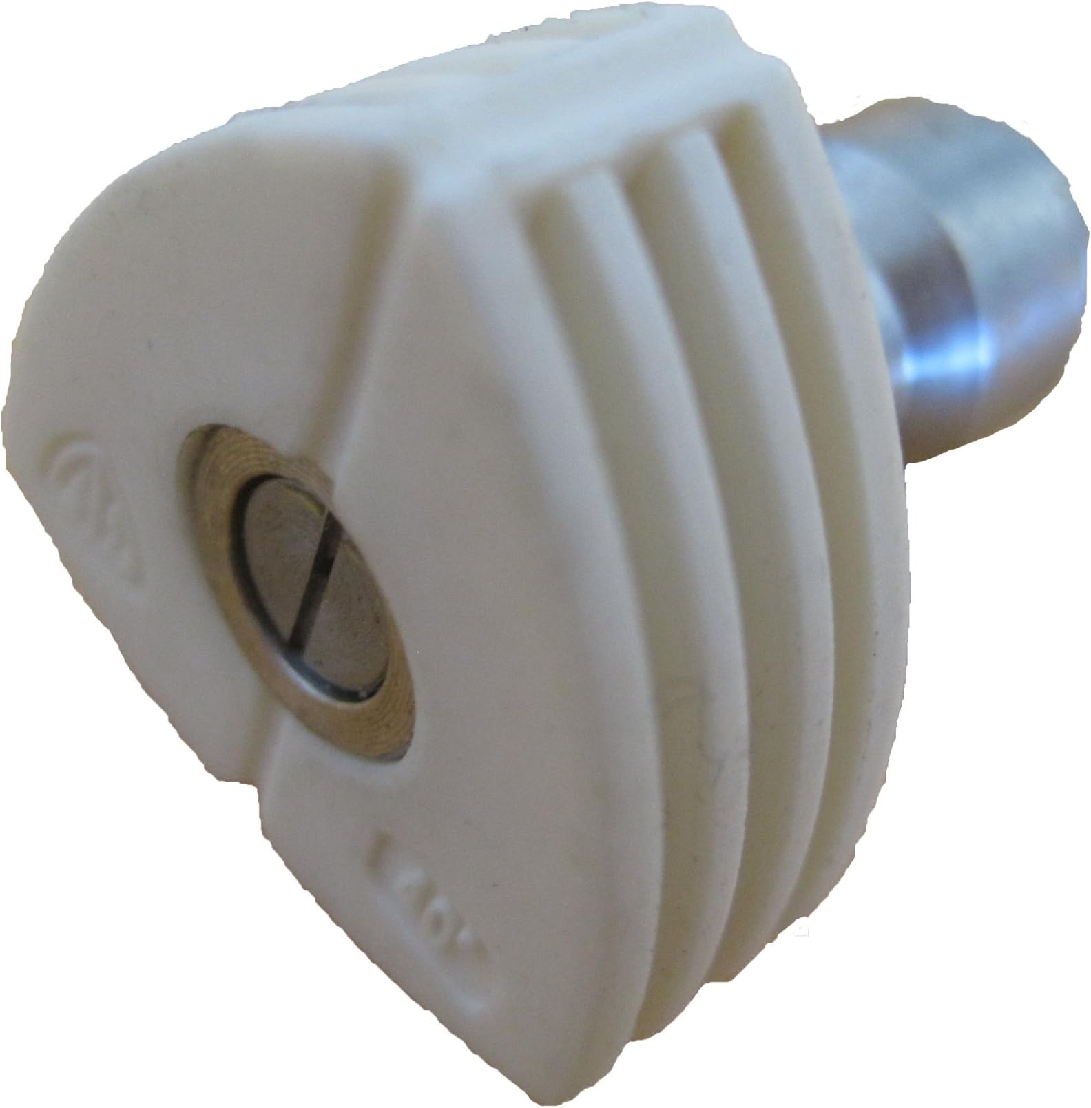 Pressure Washer Sprayer Nozzle Tip 1/4" Size 6.0, White 40 Degree Stainless Steel for 3000 Psi, 3500 Psi, 4000 Psi, 4500 Psi Pressure Washer