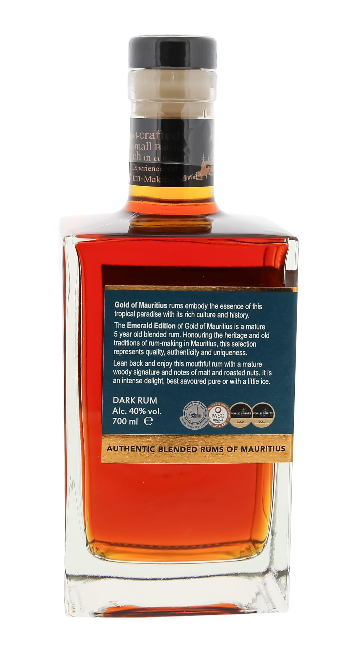 Gold of Mauritius I Rum Emerald Edition I 700 ml I 40% Volume