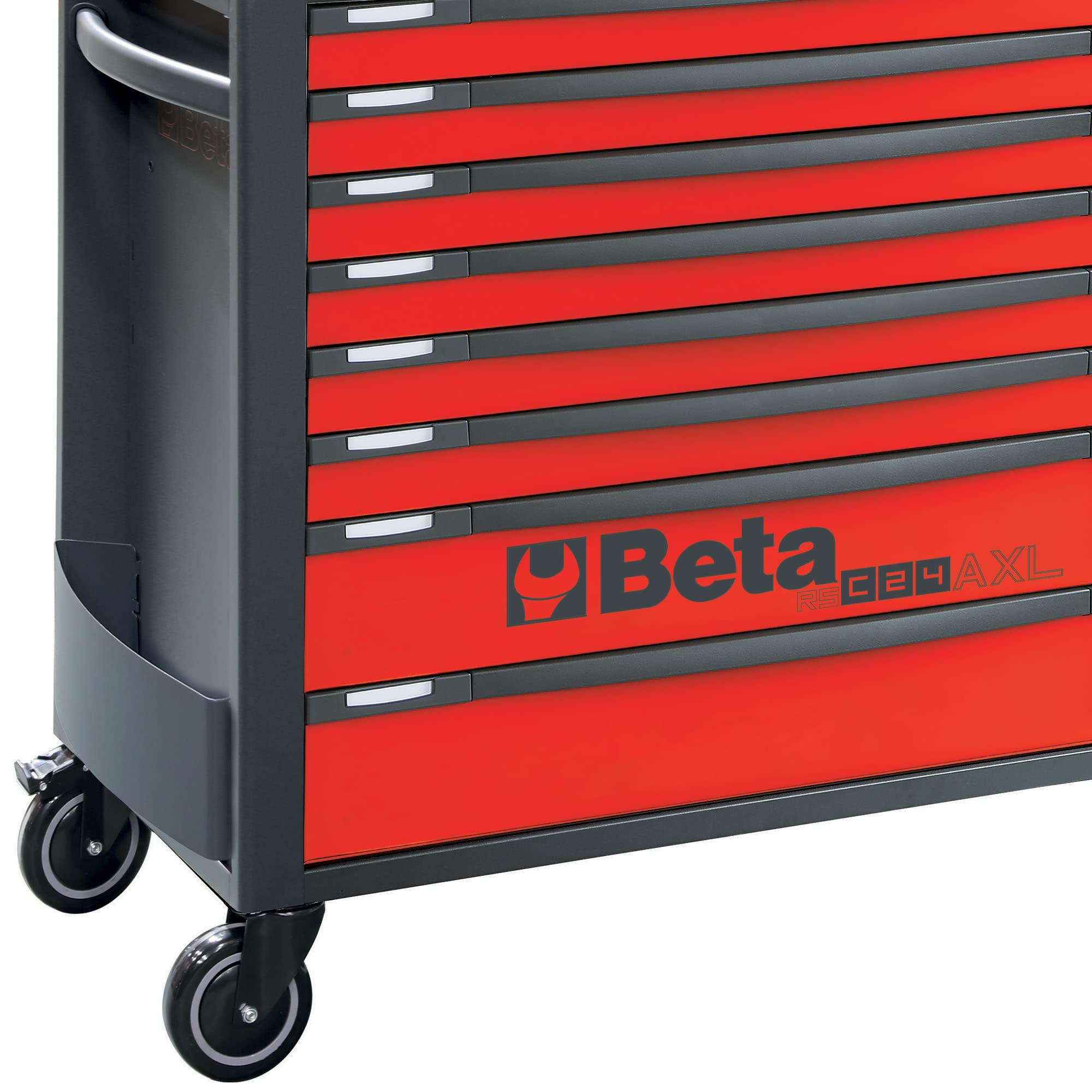 Beta RSC24AXL/8-R - Cassettiera porta attrezzi 8 cassetti, con sistema antiribaltamento, modello lungo