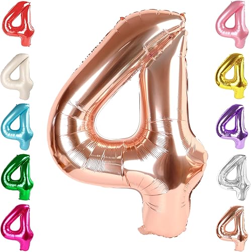 Vista 128 de Globos del números 0 de 40 pulgadas para formar los números 10, 20, 30, 40, 50, 60, 70, 80, 90, 100, para decoración de cumpleaños, bodas, eventos