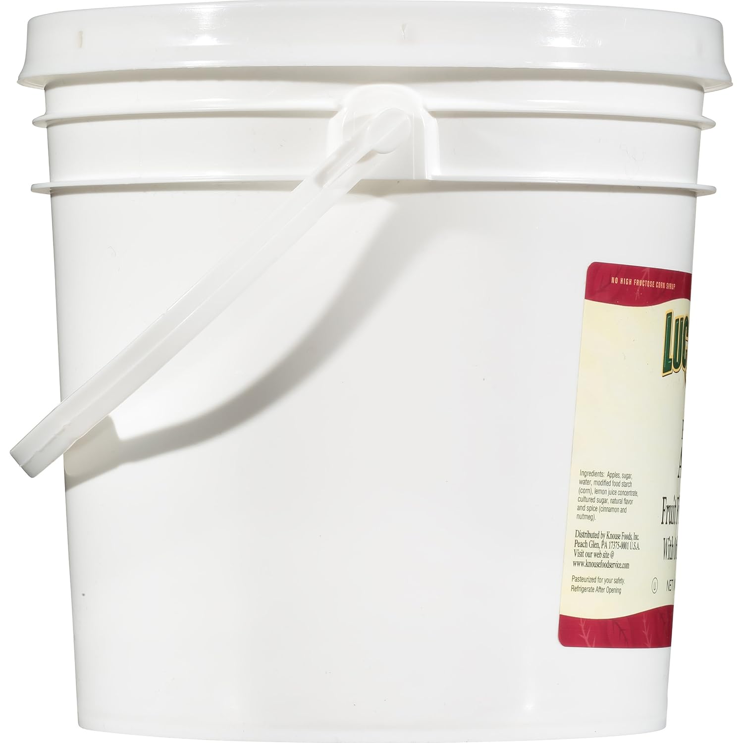 Lucky Leaf Premium Clean Label Apple Fruit Filling or Topping Pail, Apple, 9.5 Pound