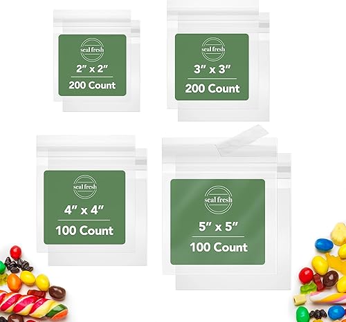 Bolsas de celofán autosellantes  6 x 6 pulgadas (200 unidades)  Bolsa de celofán resellable de plástico transparente  Bolsas de celofán para disponible en Yaxa Costa Rica