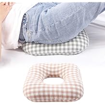 Anti-Bedsore Cushion,Pressure Ulcer Cushions,Medical Donut Pillow,Hemorrhoid Pillow for Hand and Foot Pressure Relief,Elbow,Ankle,Leg,Hip Support Pad,Large,Beige