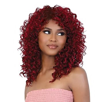 Motown Tress Day Glow Wig Quincy COPPER
