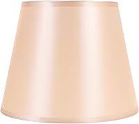 Vista 1 de Kit de pantalla de lino Reemplazo para pantalla de lámpara de tela para lámpara de mesa (blanco)