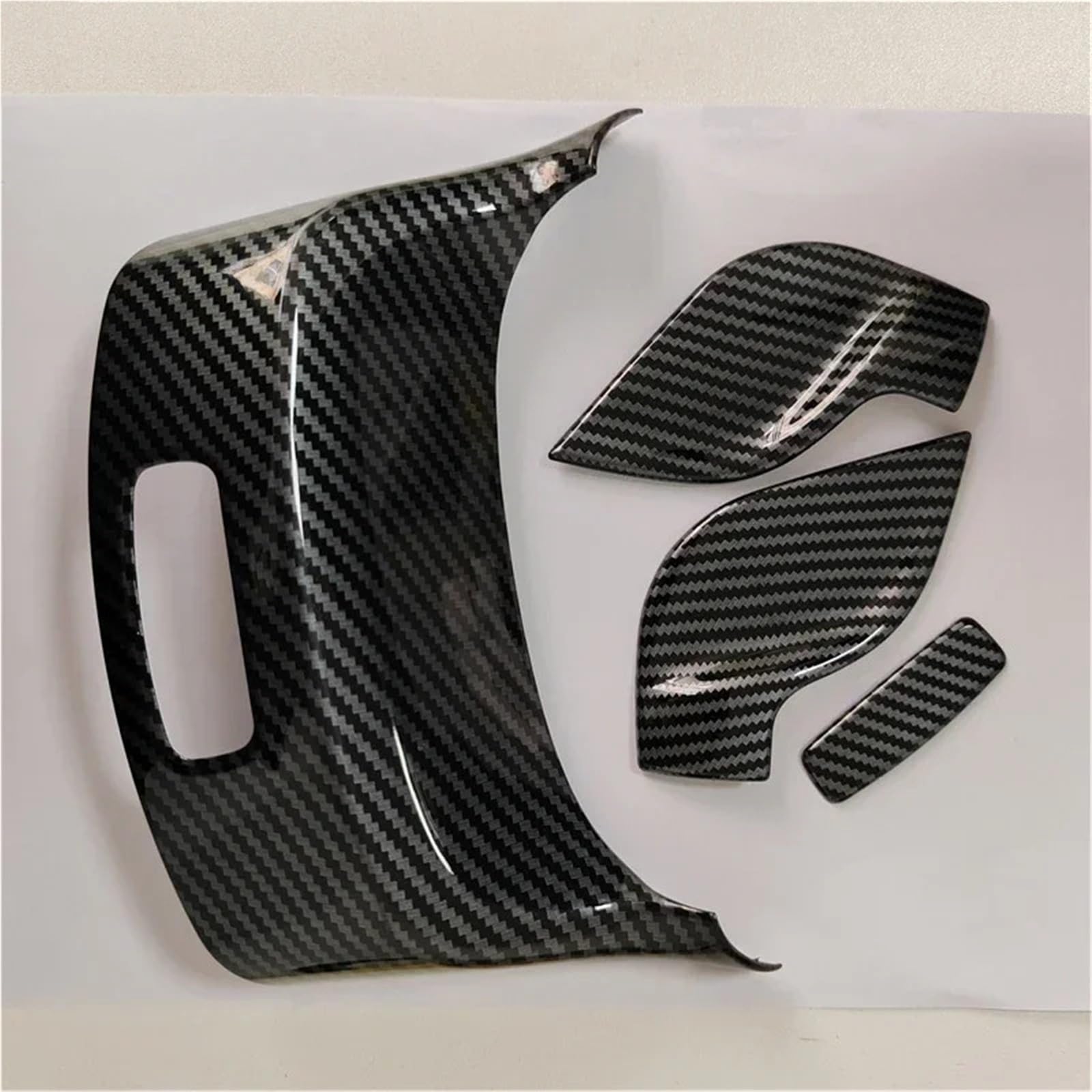 Folia na panel‌ Okleina skrzynia biegów‌ Pasuje do Mercedes Benz B GLB GLA Klasa W247 X247 H247 2020-2023 Konsola środkowa samochodu Podłokietnik Panel przełączników Pokrywa(Carbon Fiber Pattern)
