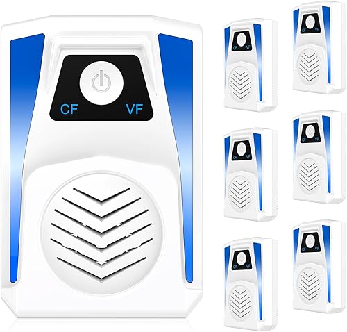 Paquete de 6 repelentes ultrasónicos de plagas mejorados, repelente ultrasónico para ratones para ahuyentar ratones, mosquitos, moscas, cucarachas,