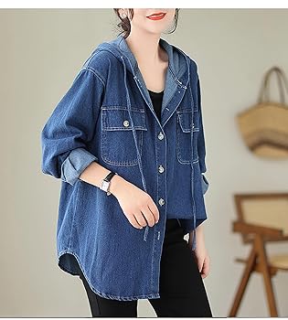 Amazon | [MMTYRM] デニム シャツ レディース ゆったり