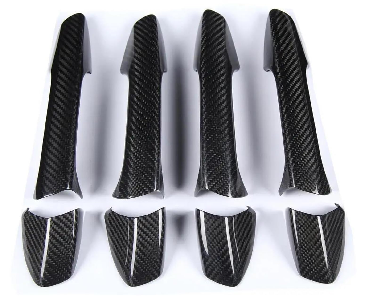 Piwine Type Q For Benz W176 W246 W204 W207 W212 W221 X156 X204 W117 W218 Gl Gls W166 R172 Sl Qx30 Carbon Fiber Door Handle Trim(Type Q)