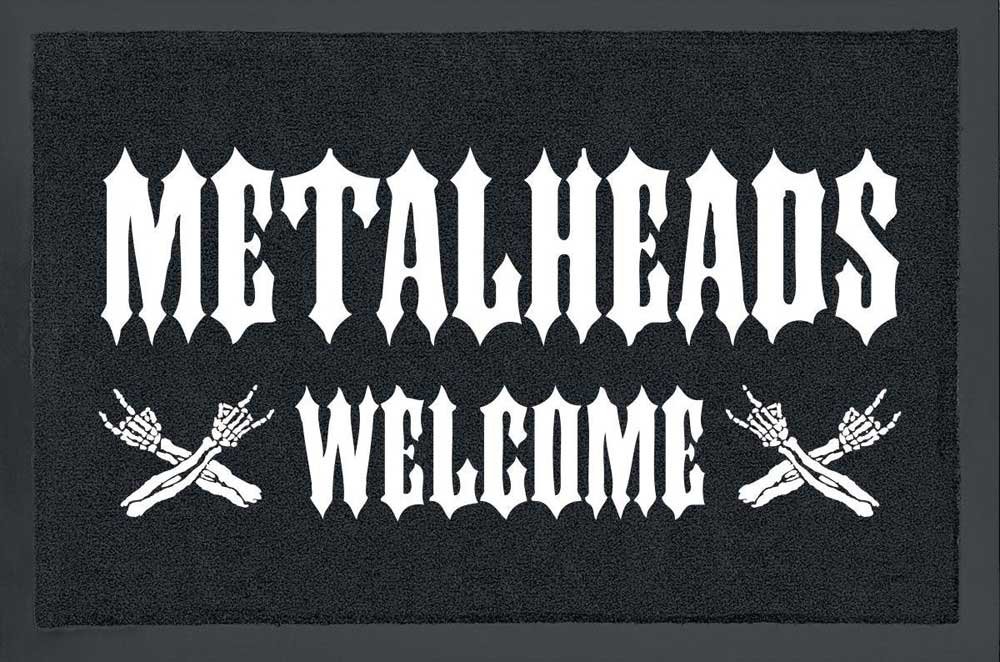 Paillasson metalheads évitez la boue dans l'entrée tapis polypropylène 60x40