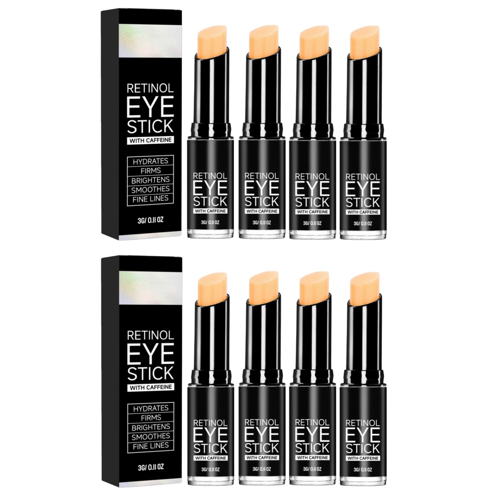 STICK POUR LES YEUX AU RÉTINOL : Améliore l'élasticité du contour des yeux。
