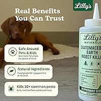 Vista 2 de Tierra de diatomeas de grado alimenticio con aceite de menta para insectos Polvo de control de plagas de interior para chinches, cucarachas