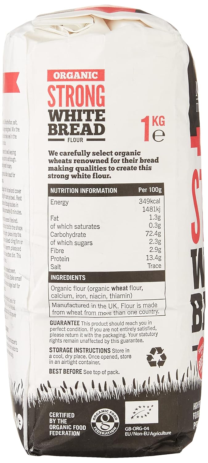 Marriage's Organic Strong White Bread Flour 1kg