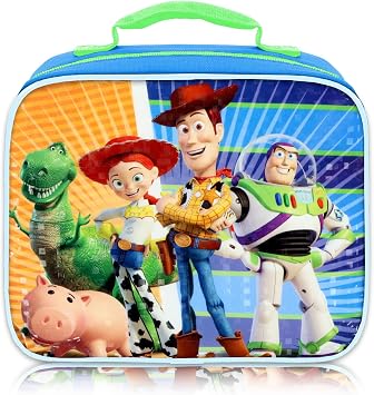 Fast Forward Buzz Lightyear Backpack with Lunch Box Set - 16 Buzz Lightyear Backpack for Boys, Lightyear Lunch Box, Stickers, More | Toy Story Backpack for Kids