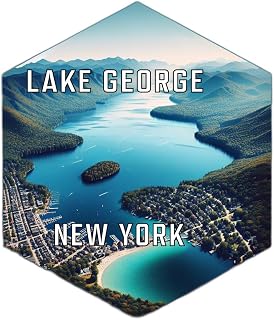 Lake George New York Travel Destination Souvenir Vinyl Decal Sticker 6-Inch