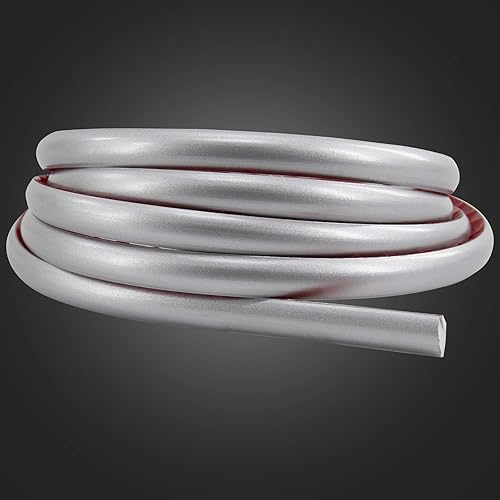 Miniatura 2 de NeatiEase Moldura flexible de un cuarto de redondeo autoadhesivo, borde de esquina de azulejos para despegar y pegar, molduras impermeables de 16