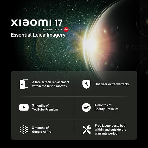 XIAOMI 17 Smartphone 12+512GB Ice Blue Leica Summilux Optical Lens