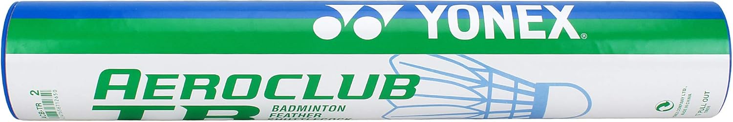 Yonex Aeroclub Tr Badminton Feather Shuttlecock, (White)