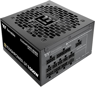 Thermaltake Toughpower GT 850W | ATX 3.1 | Connecteur PCIe 5.1 12V 2×6 | Fonction Smart Zero Ultra-silencieuse | Câbles à Profil Bas | Certification 80+ Gold | Modulaire