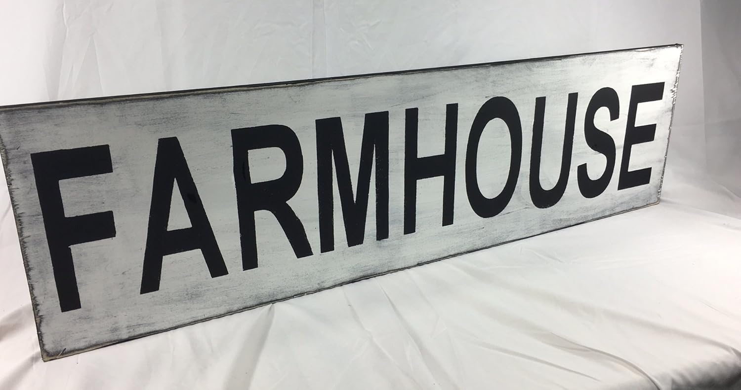 Amazon.com: Farmhouse Sign - Rustic Wood Farmhouse Sign - Farmhouse ...