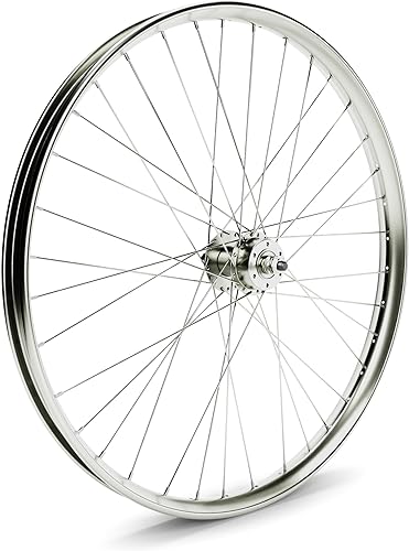 Miniatura 10 de BBR Tuning - Llanta delantera de bicicleta de calibre 12, calibre 12, 26 x 1.25 pulgadas, rueda de bicicleta, bicicleta de montaña, lista para freno