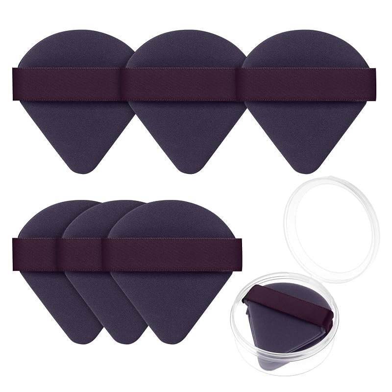 Ainiv Esponjas de Maquiagem Air Cushion Triangulares, 6 Unidades