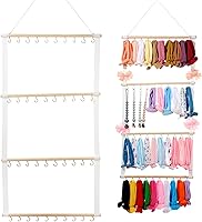 Vista 15 de YOcity Soporte Organizador de Diademas para Niñas Bebés Diademas Accesorios para el Cabello Organizador de Lazos para el Cabello Almacenamiento