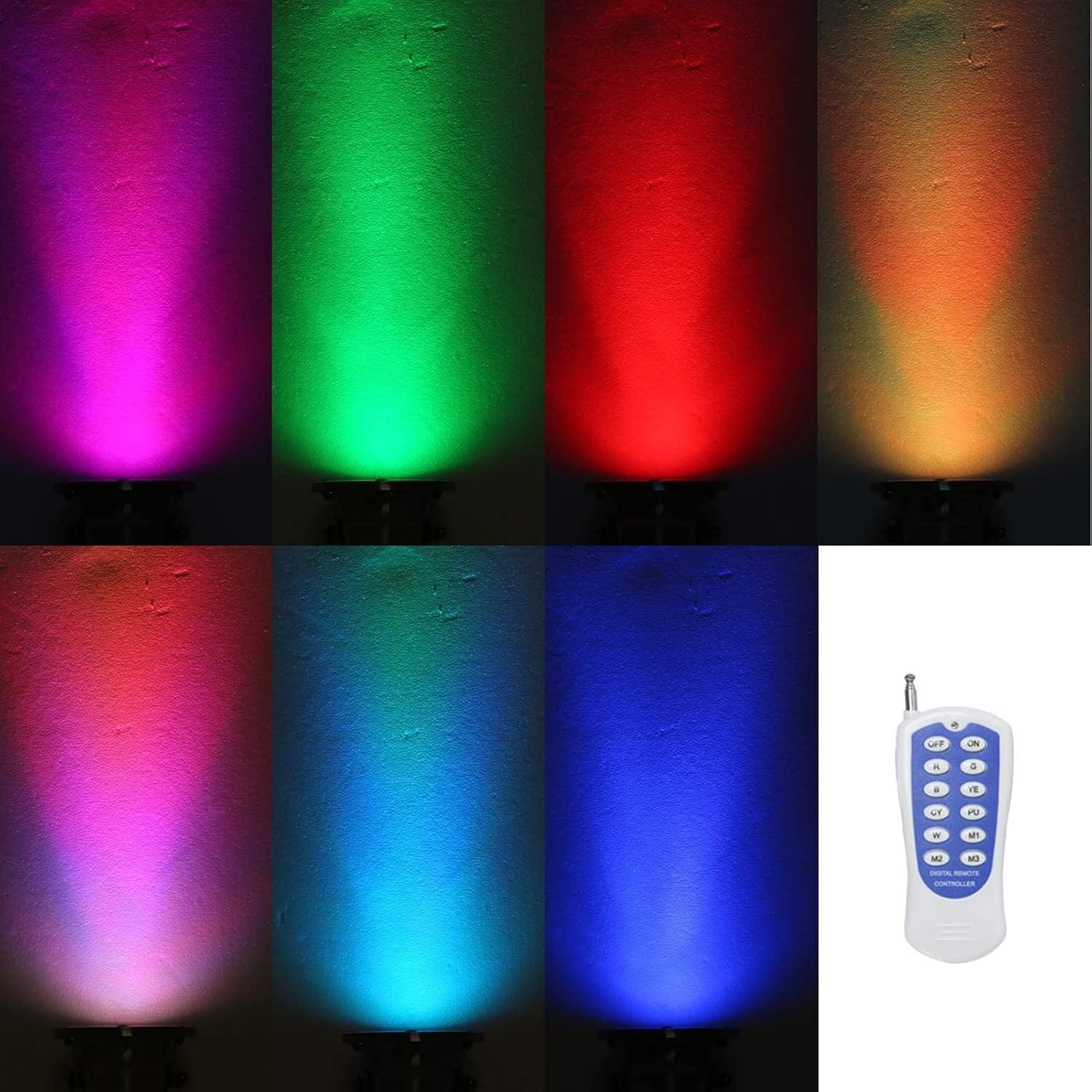 Underwater Pond Lights Stainless Steel Garden Spotlight for Pond Swimming Pool Terrace (Warm Light