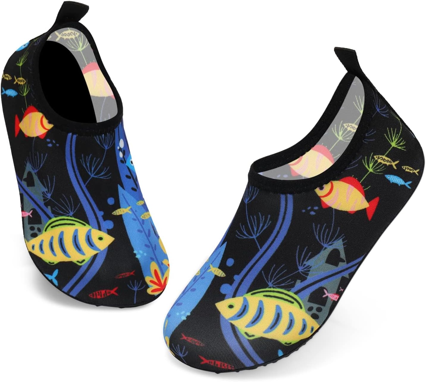 ANLUKE Kids Boys Girls Water Shoes Barefoot Aqua Socks Fast Dry Beach Swim Outdoor Sports Shoes for Toddler